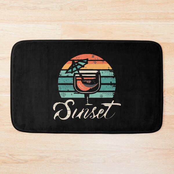 Item preview, Vintage colors sunset and skates drums designed and sold by desinganddecor.