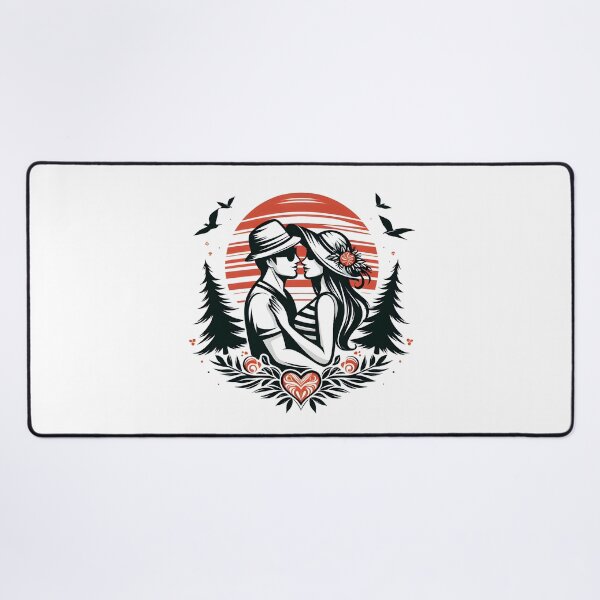 Item preview, Couple in valentines day Holiday vacations mood enjoying moment. designed and sold by vectorillus.
