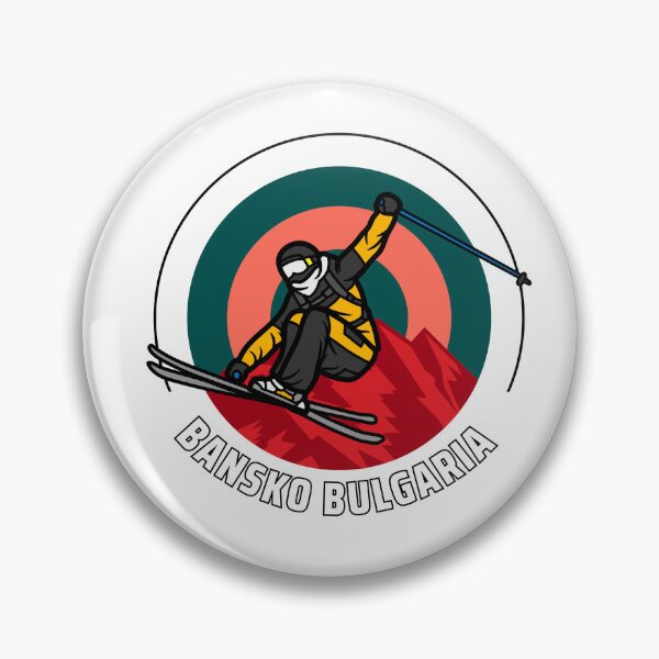 Item preview, Bansko Bulgaria Ski Resort Funny Sticker designed and sold by CornerStore007.