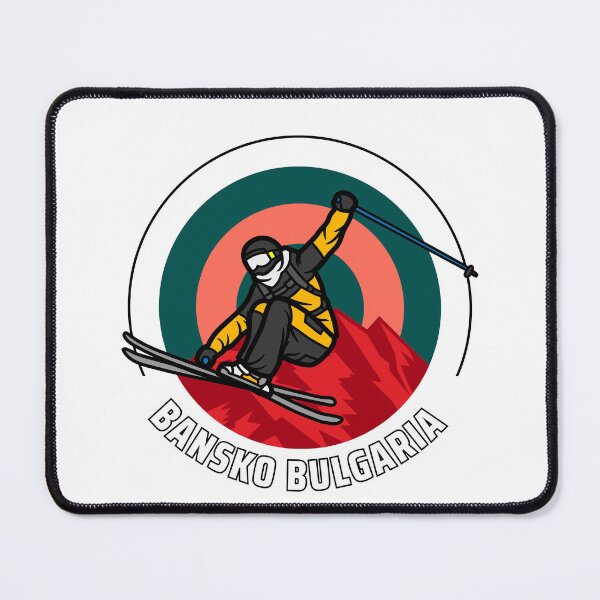 Item preview, Bansko Bulgaria Ski Resort Funny Sticker designed and sold by CornerStore007.