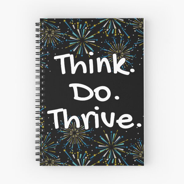 Item preview, Think Do Thrive Inspirational Phrase designed and sold by FrequencyV.