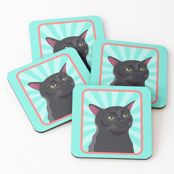 Item preview, Blank stare cat designed and sold by Chonk Borris.