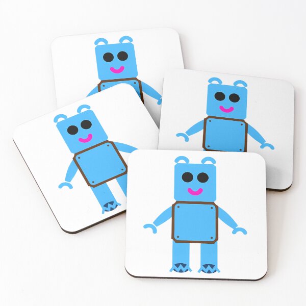 Item preview, Cute robot in light blue designed and sold by Mintlighter.