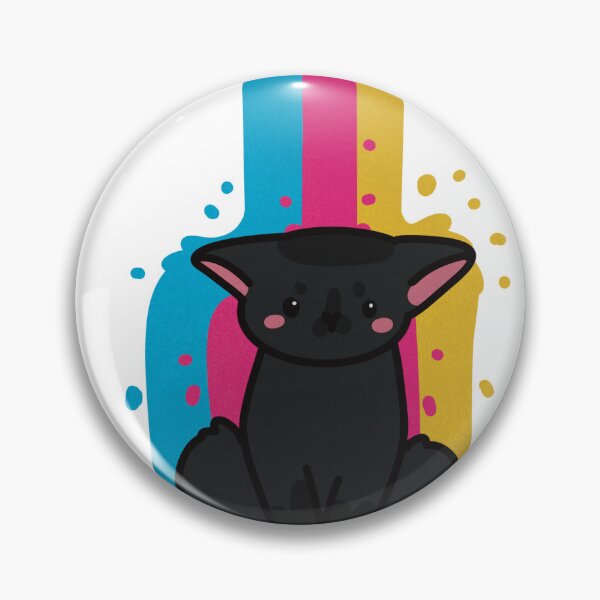 Item preview, CMYK Rainbow and Black Cat designed and sold by FelineEmporium.