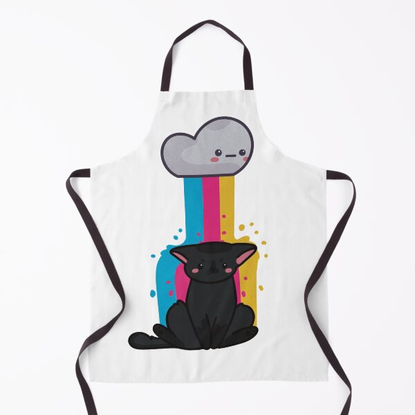 Item preview, CMYK Rainbow and Black Cat designed and sold by FelineEmporium.