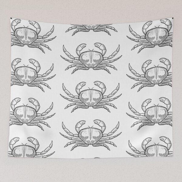 Item preview, Crab Etching designed and sold by Idle Morrow.
