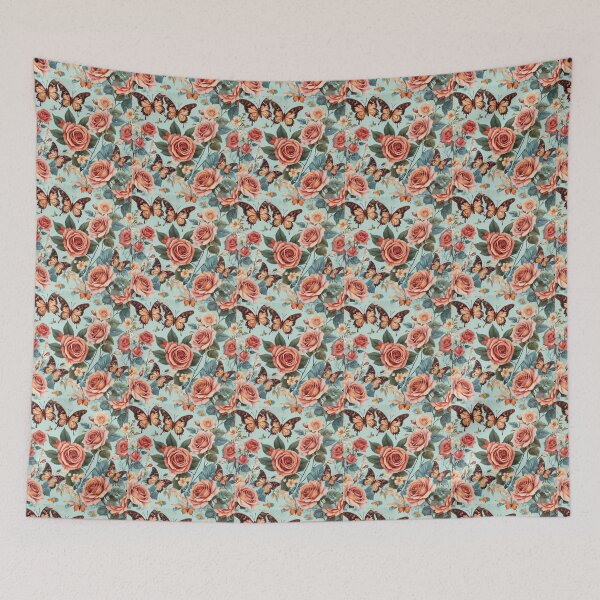 Item preview, Pretty Butterflies Love Roses  designed and sold by BotunPeony.