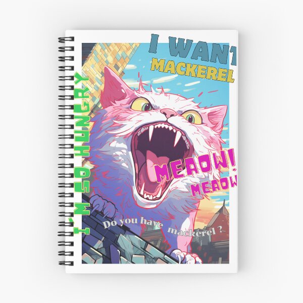 Item preview, cat yawning on the wall designed and sold by GBOOMXXD.