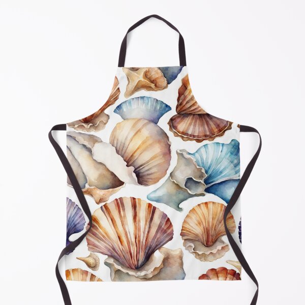 Item preview, Seashells watercolor art. designed and sold by Swingfroglet.
