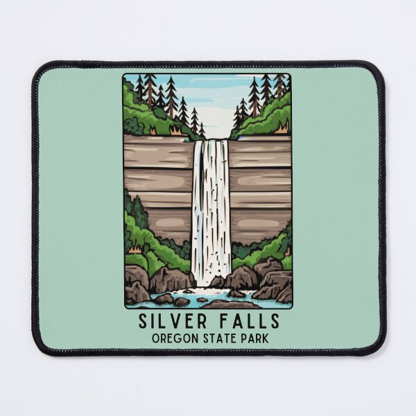 Item preview, Silver Falls, Oregon State Park designed and sold by WatercolorWilds.