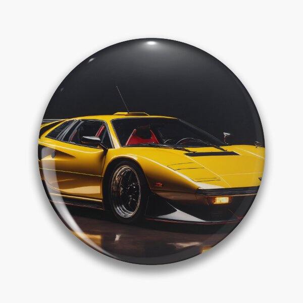 Item preview, Yellow sports car at night designed and sold by Roland Mitterbauer.