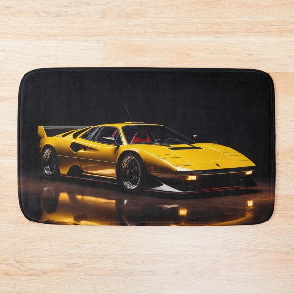 Item preview, Yellow sports car at night designed and sold by Roland Mitterbauer.