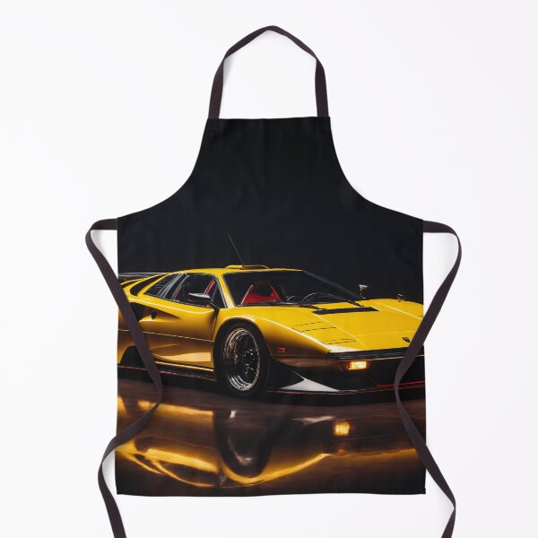 Item preview, Yellow sports car at night designed and sold by Roland Mitterbauer.