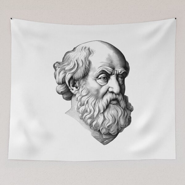 Item preview, Greek philosopher Heraclitus  designed and sold by NTGUILTY.
