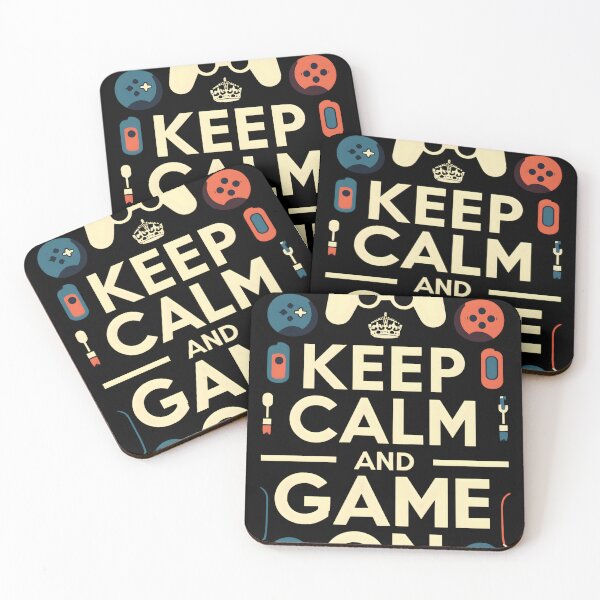 Item preview, Keep Calm And Game On Funny Gaming designed and sold by KitonicTees.