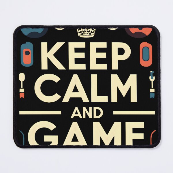 Item preview, Keep Calm And Game On Funny Gaming designed and sold by KitonicTees.