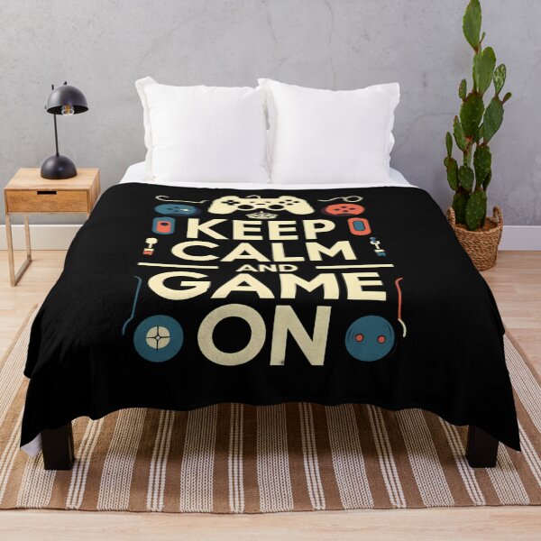Item preview, Keep Calm And Game On Funny Gaming designed and sold by KitonicTees.