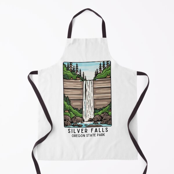 Item preview, Silver Falls, Oregon State Park designed and sold by WatercolorWilds.