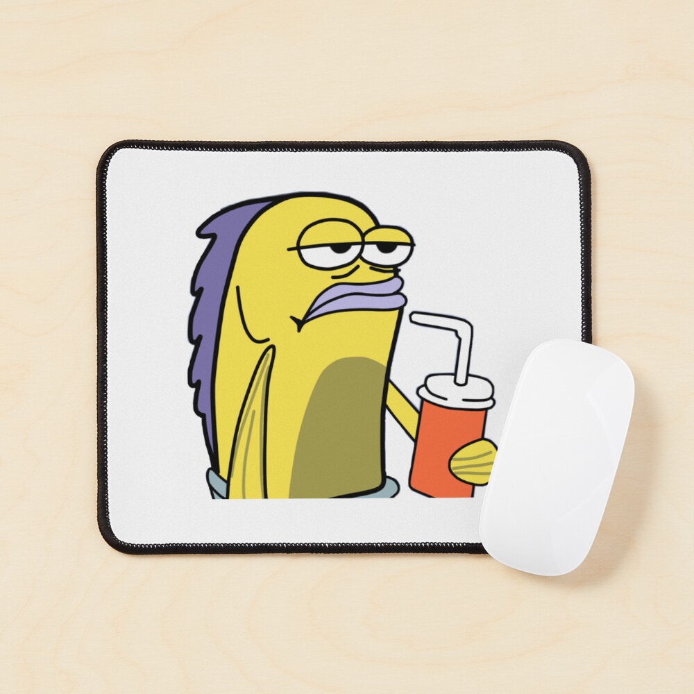 SpongeBob Fish drinking Soda meme Magnet