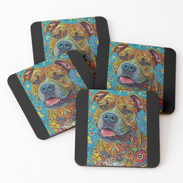 Item preview, Ornate Cute Pitbull designed and sold by Yogimeister.