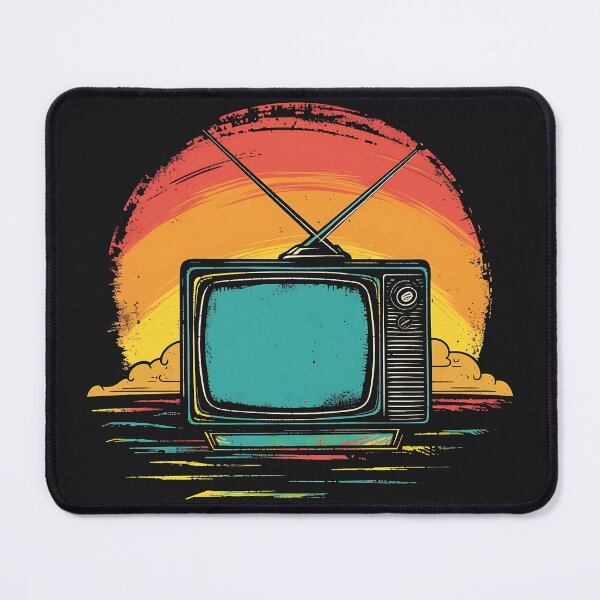 Item preview, Old School Vintage TV Retro Sunset designed and sold by WildPalette-Art.