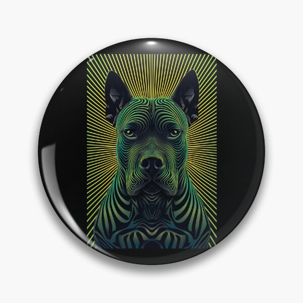 Item preview, Ornate Cute Pitbull designed and sold by Yogimeister.