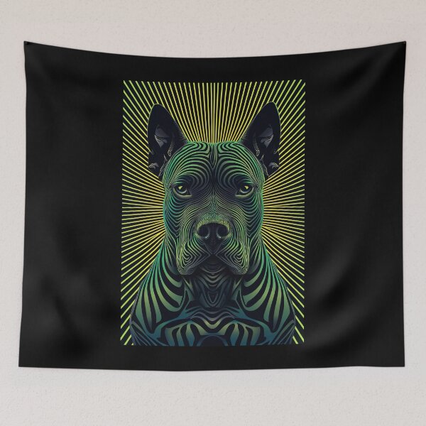 Item preview, Ornate Cute Pitbull designed and sold by Yogimeister.
