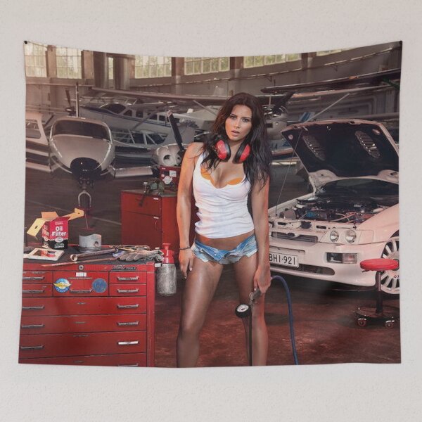 Item preview, Woman in a workshop designed and sold by Road To Track.