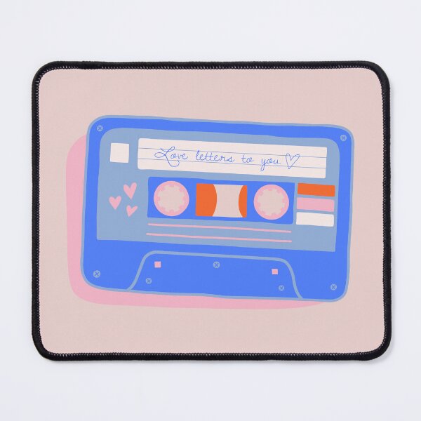 Item preview, Love letters to you. Cassette tape illustration designed and sold by Alika's Garden.