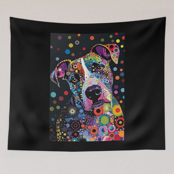 Item preview, Ornate Cute Pitbull designed and sold by Yogimeister.