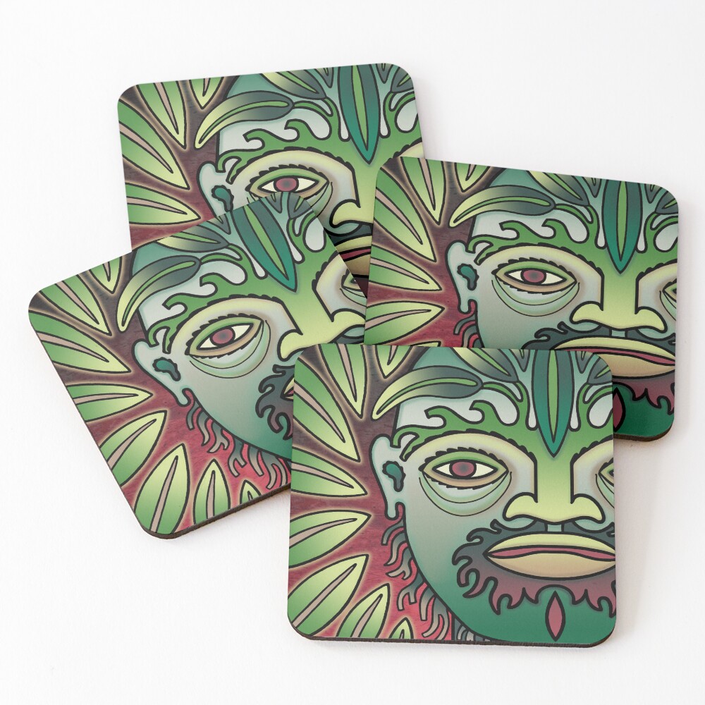 Item preview, Coasters (Set of 4) designed and sold by InkyblueDesign.