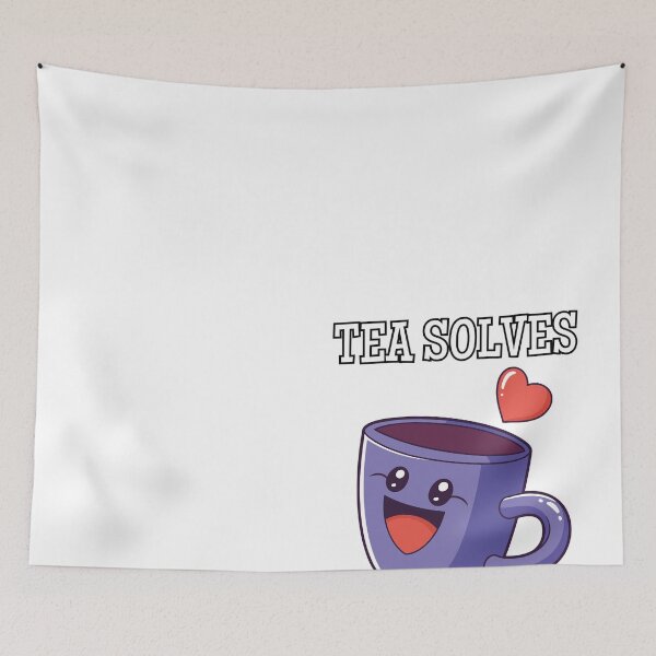 Item preview, Tea Solves Everything !! Funny Quote Magnets designed and sold by CornerStore007.