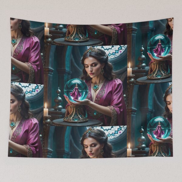 Item preview, Wizard Inside a Crystal Ball designed and sold by NerdscapeDC.