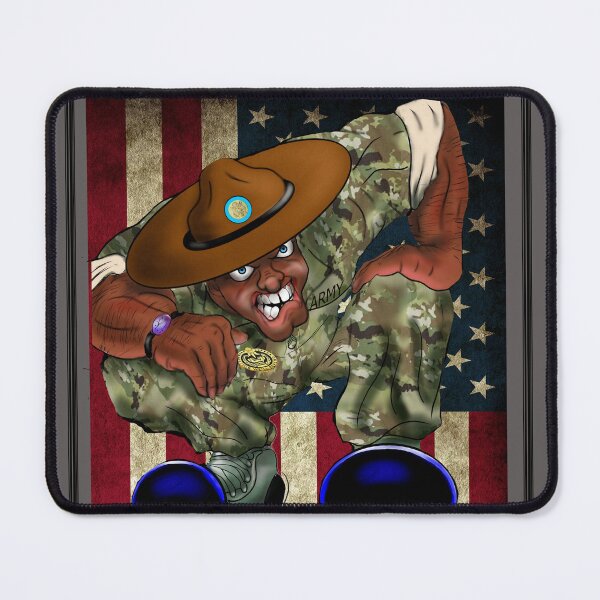 Item preview, Drill Sergeant, Muscle Failure, Push Ups, Motivating Troops, American Flag designed and sold by ronnieyoung.
