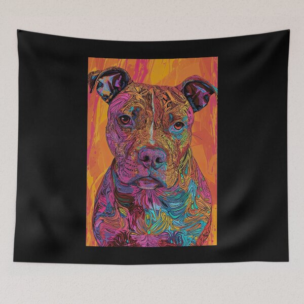 Item preview, Ornate Cute Pitbull designed and sold by Yogimeister.