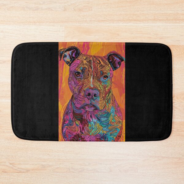 Item preview, Ornate Cute Pitbull designed and sold by Yogimeister.