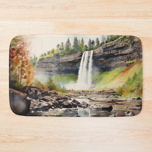 Item preview, Silver Falls, Oregon State Park in Watercolor designed and sold by WatercolorWilds.