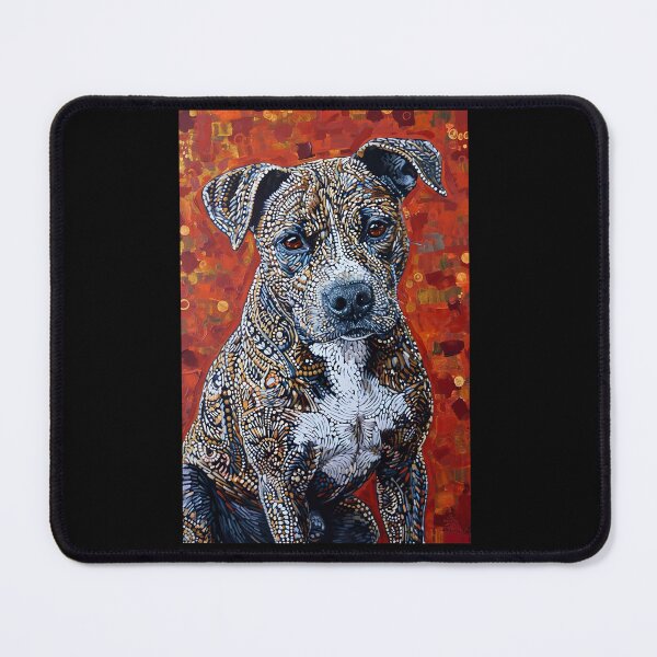 Item preview, Ornate Cute Pitbull designed and sold by Yogimeister.