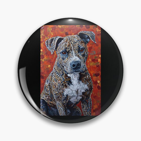 Artikelvorschau, Ornate Cute Pitbull entworfen und verkauft von Yogimeister.