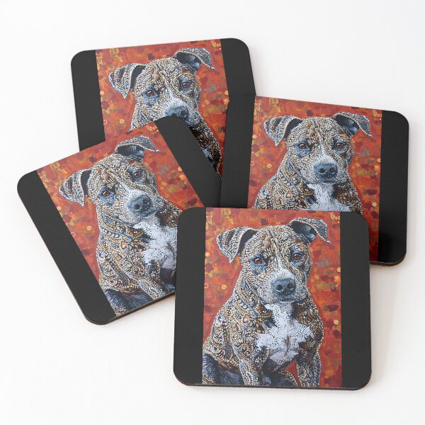 Item preview, Ornate Cute Pitbull designed and sold by Yogimeister.