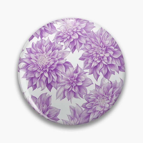 Item preview, Dahlia flower pattern designed and sold by CoolPixels.