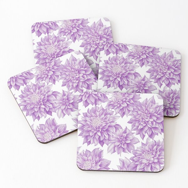Item preview, Dahlia flower pattern designed and sold by CoolPixels.