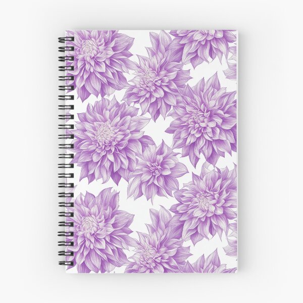 Item preview, Dahlia flower pattern designed and sold by CoolPixels.