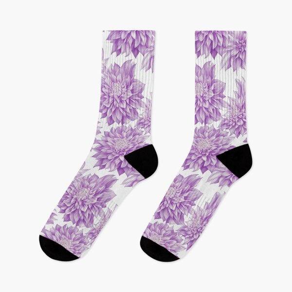 Item preview, Dahlia flower pattern designed and sold by CoolPixels.