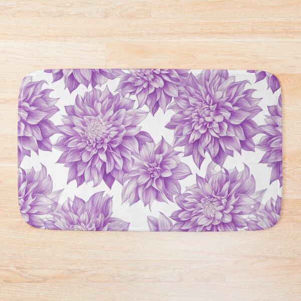 Item preview, Dahlia flower pattern designed and sold by CoolPixels.