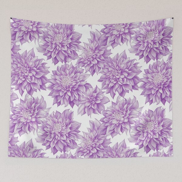 Item preview, Dahlia flower pattern designed and sold by CoolPixels.