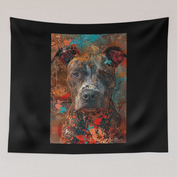 Item preview, Ornate Cute Pitbull designed and sold by Yogimeister.
