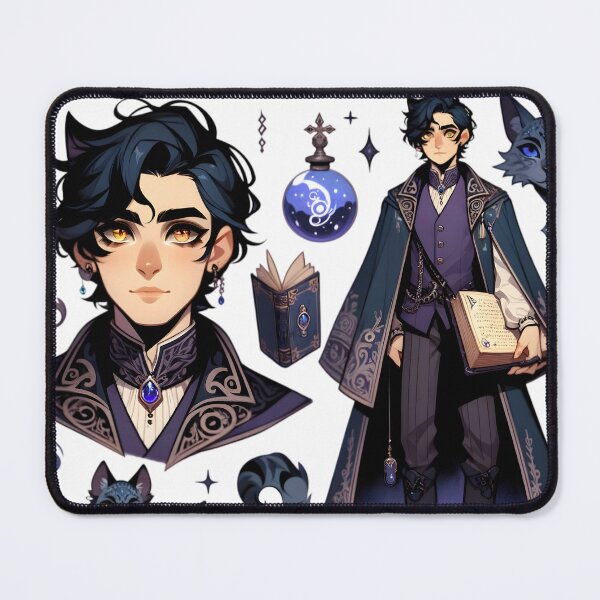 Item preview, Mystic Arcanist and His Celestial Familiar: Veil of Shadows designed and sold by shadowpalette.