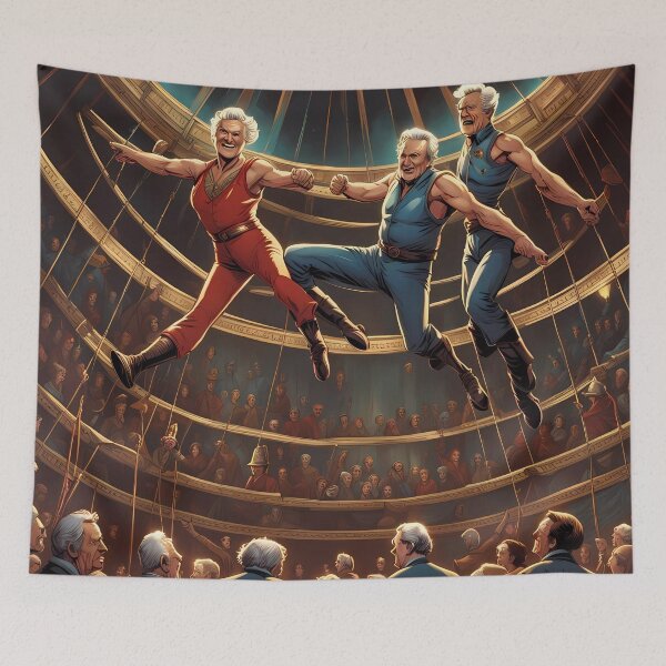 Item preview, Pensioners as trapeze Artists designed and sold by Colin Bentham.