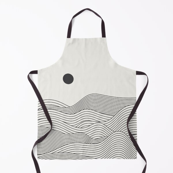 Item preview, Abstract Boho Art, Mid Century Illustration with stripes and circles designed and sold by softulka.
